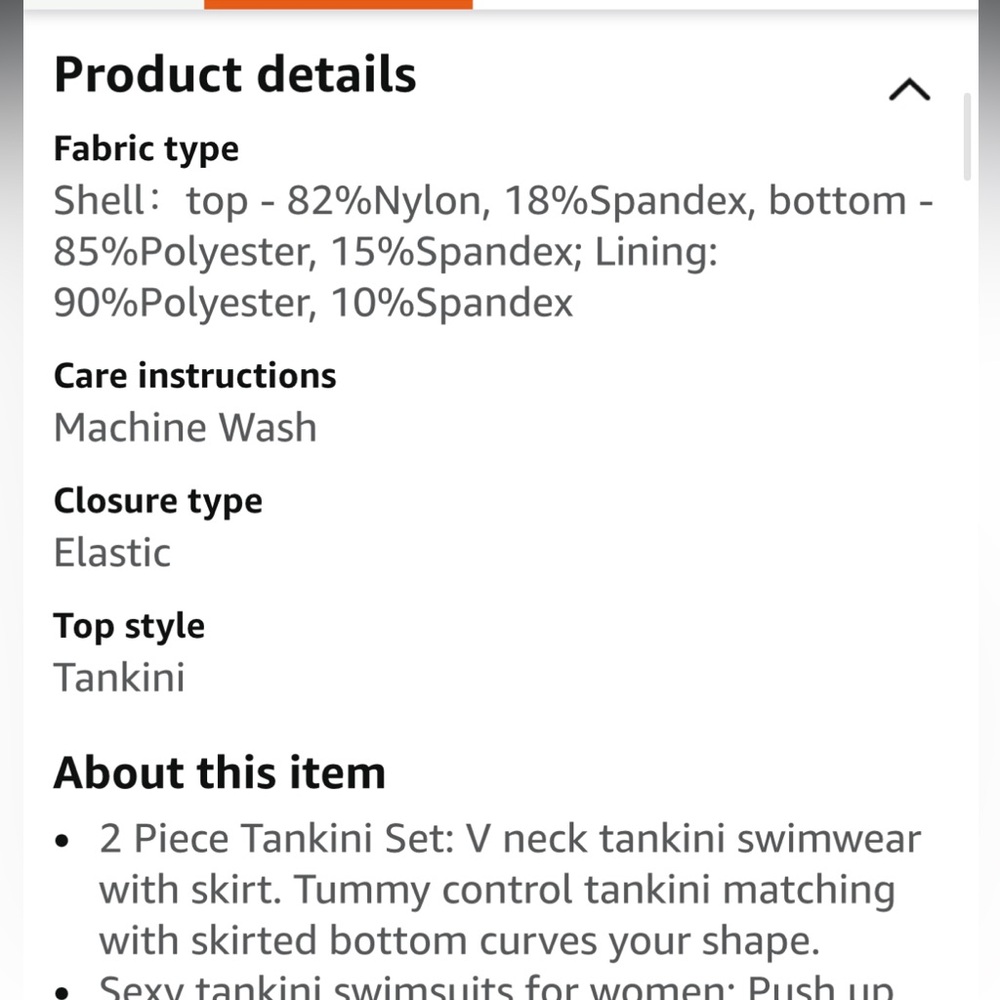 Tankini Swimsuit size XL beautiful day at the beach - Picture 10 of 13